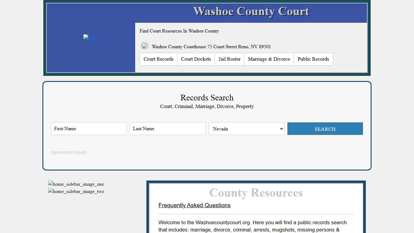 Washoe County Court Records Search